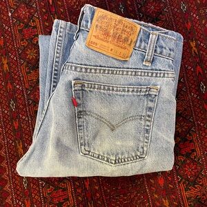 Levi's Light Blue Straight Jeans